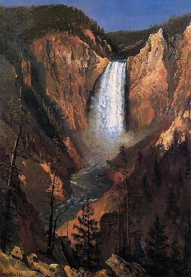 Albert Bierstadt Yellowstone Falls oil painting picture